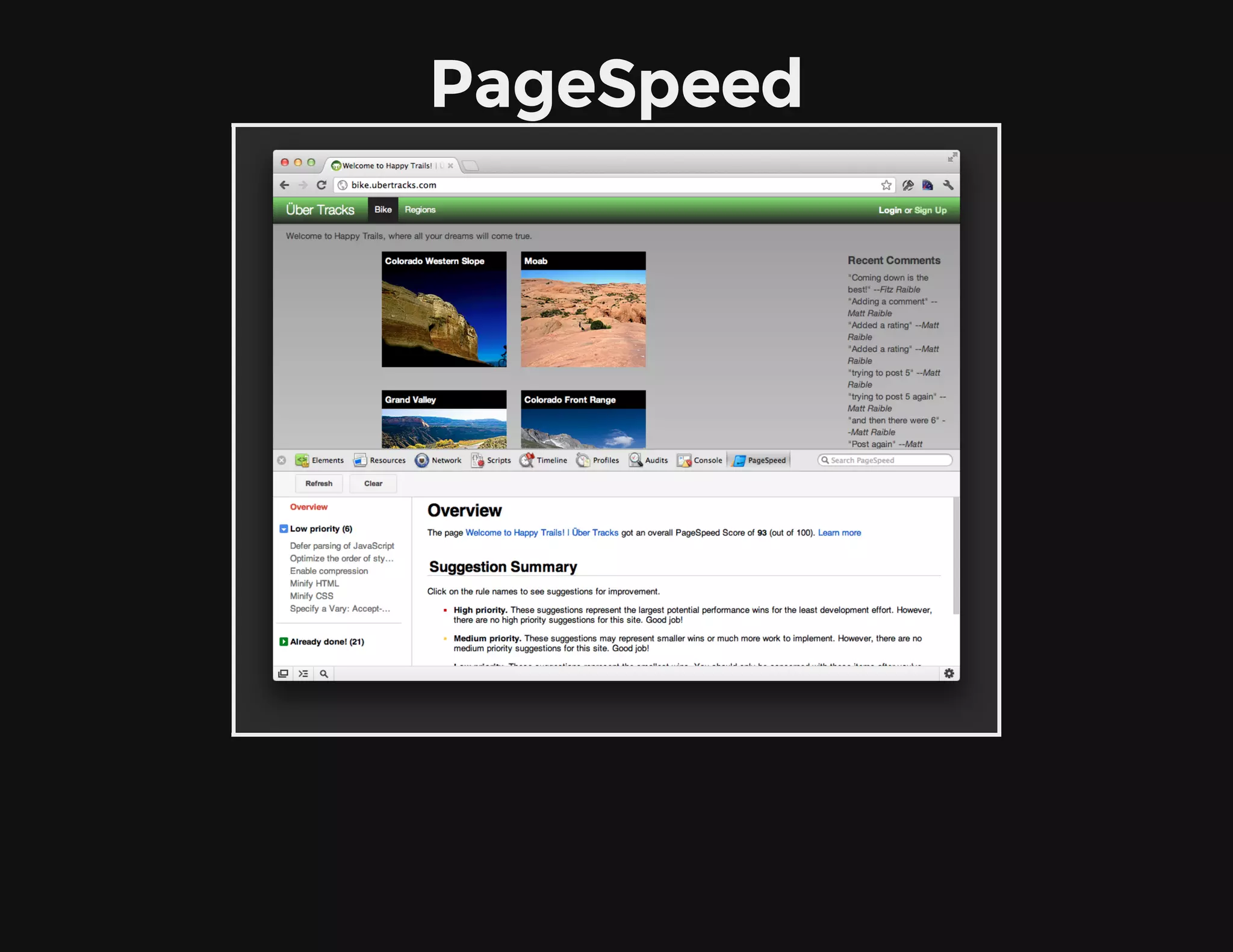 PageSpeed
 