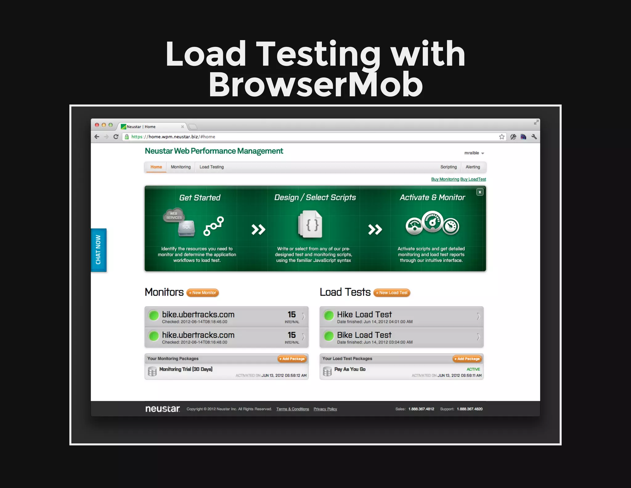 Load Testing with
BrowserMob
 