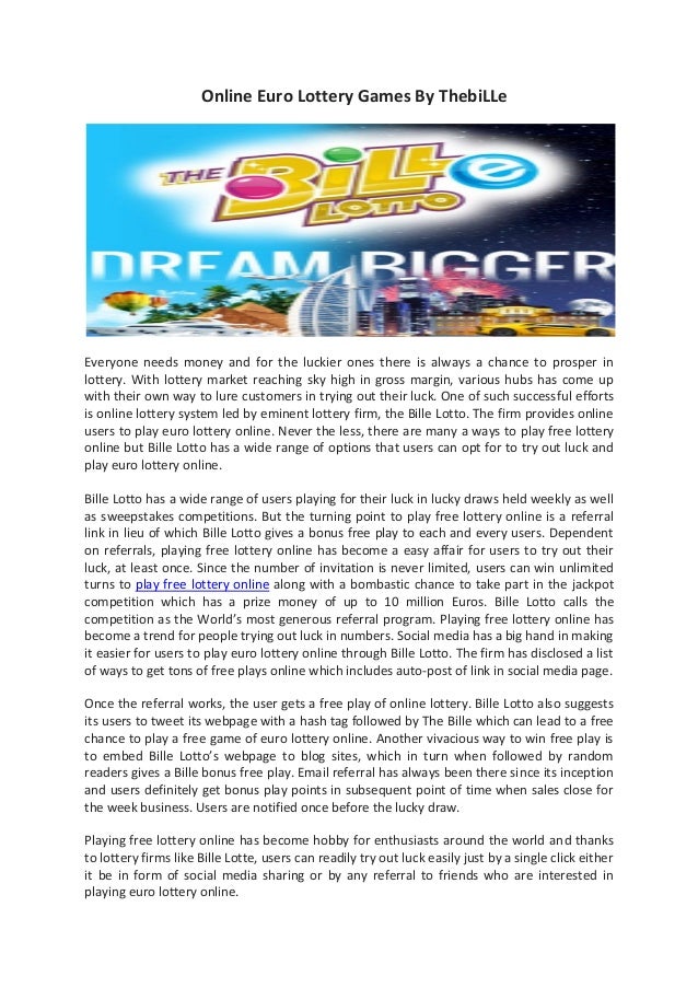 Online lottery games usa Online lottery games usa