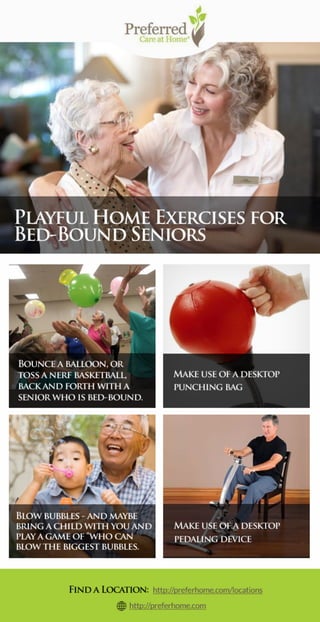 Playful Home Exercises For Bed Bounds Seniors