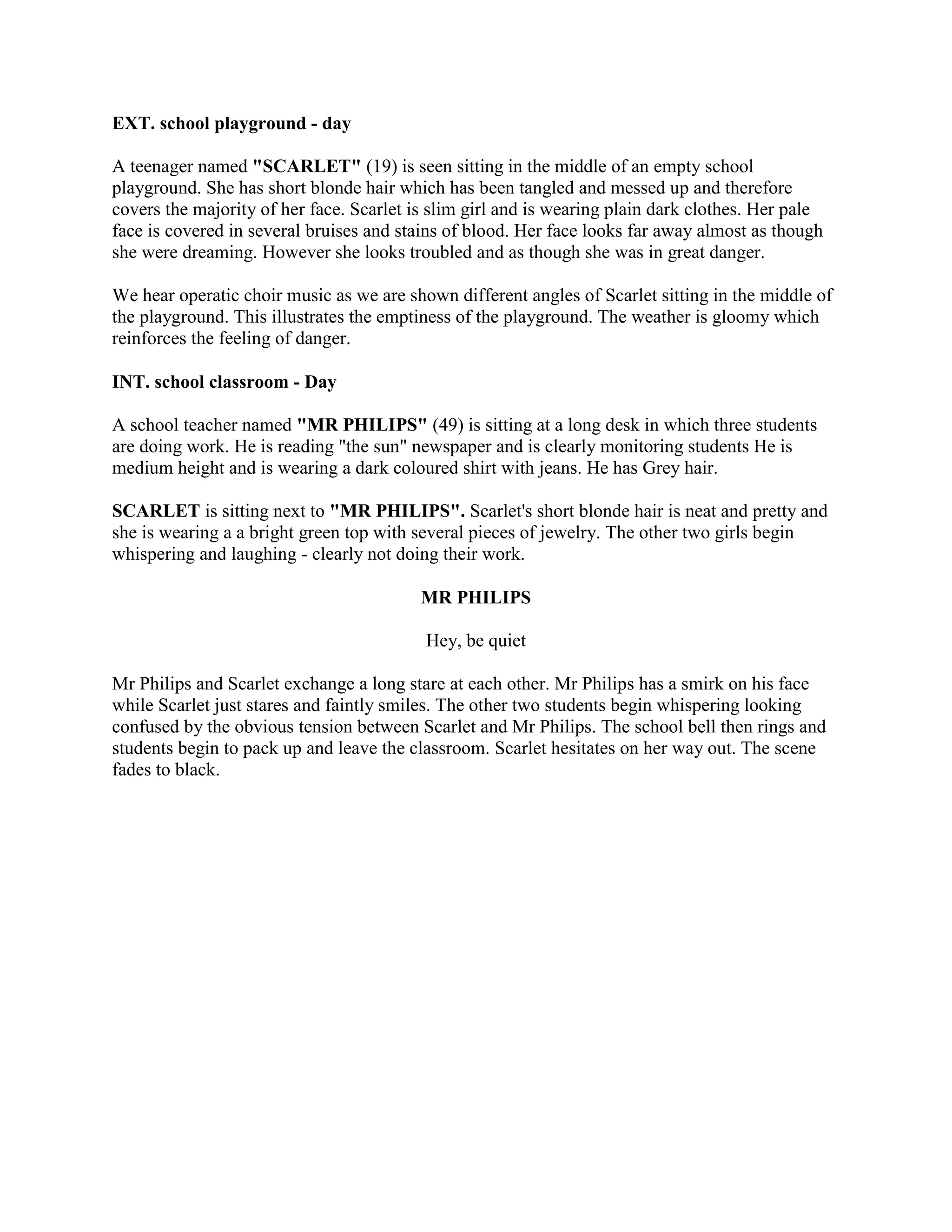 Playground final script | DOCX