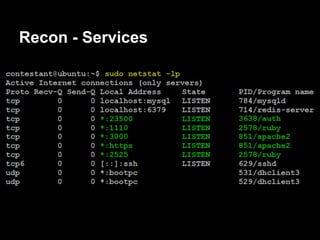 Recon - Services
 