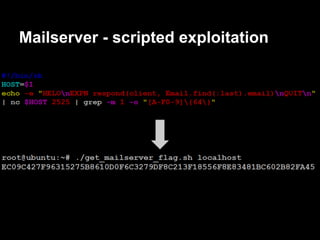 Mailserver - scripted exploitation
 