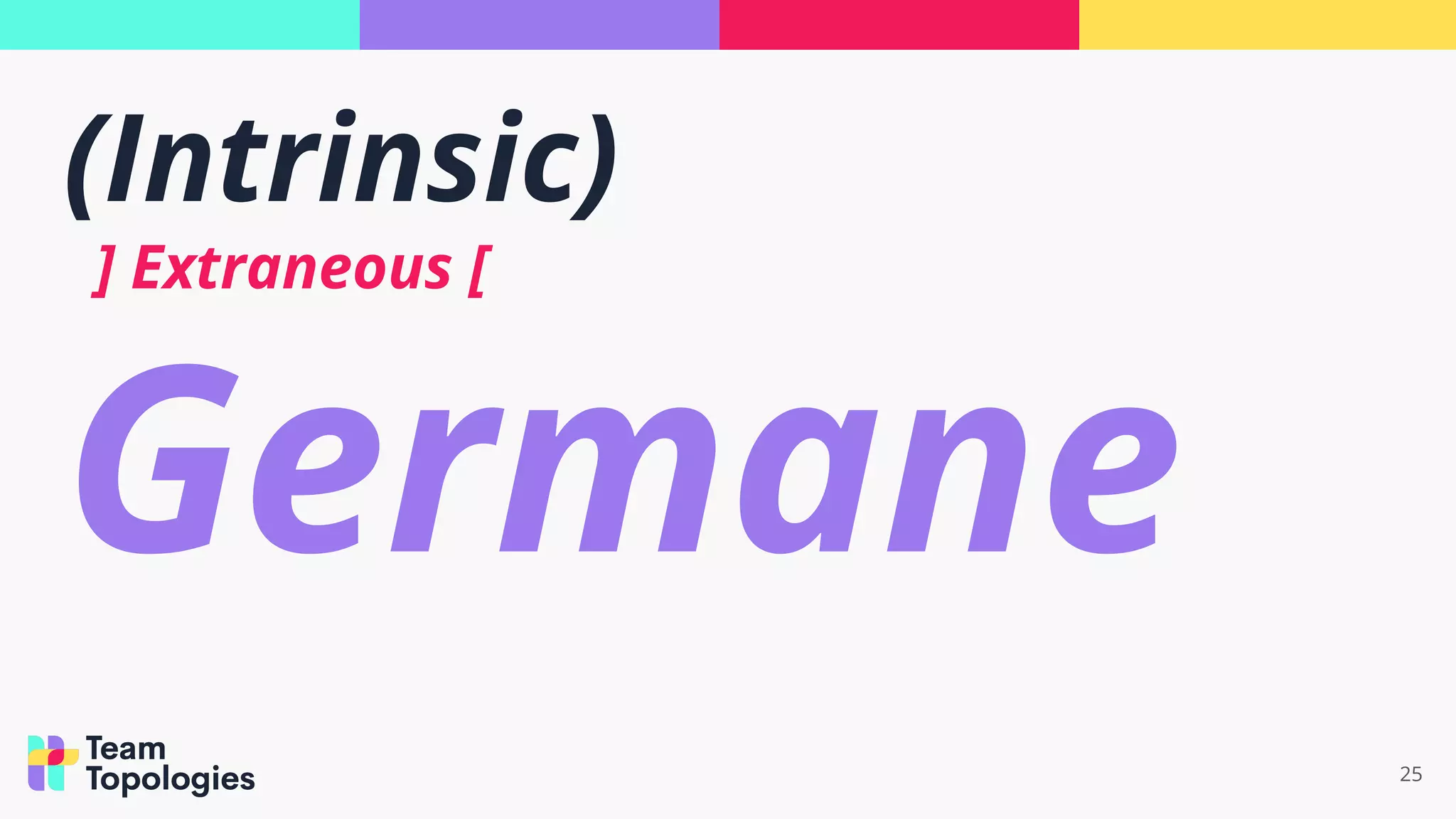 (Intrinsic)
] Extraneous [
Germane
25
 
