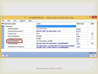 Playing with Jane, Hawaii, 12/2014 9 
 