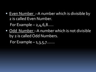 Playing with numbers | PPTX
