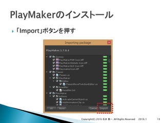 } Import
2016/1Copyright(C) 2016 . All Rights Reserved 19
 