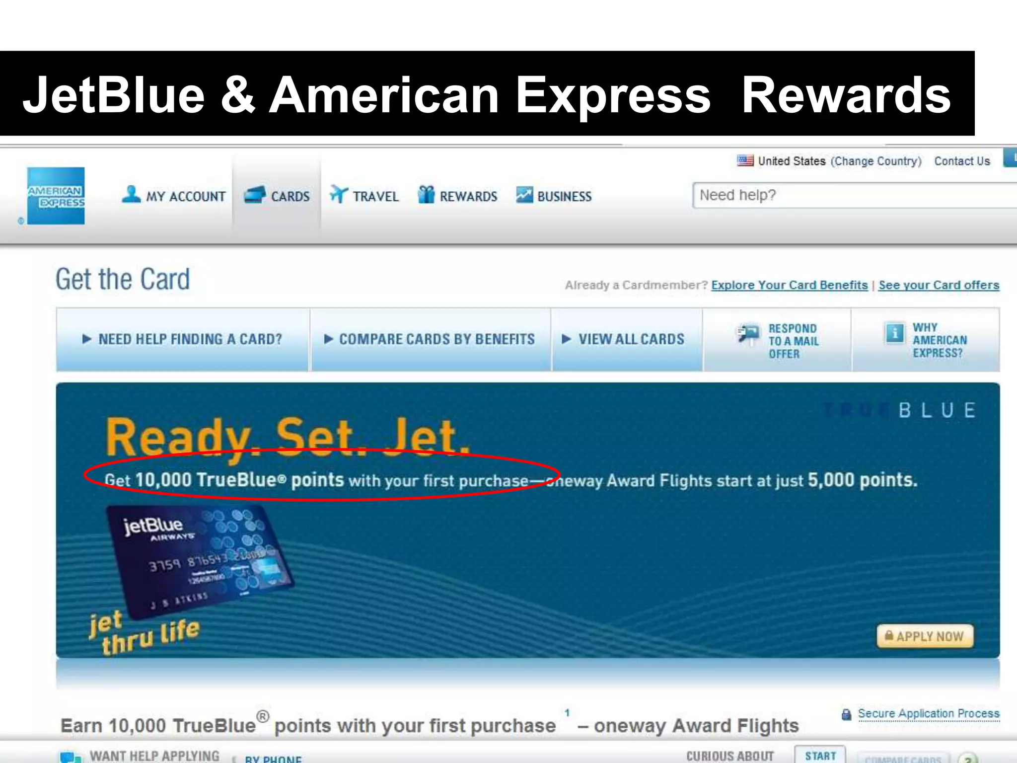 JetBlue & American Express  Rewards