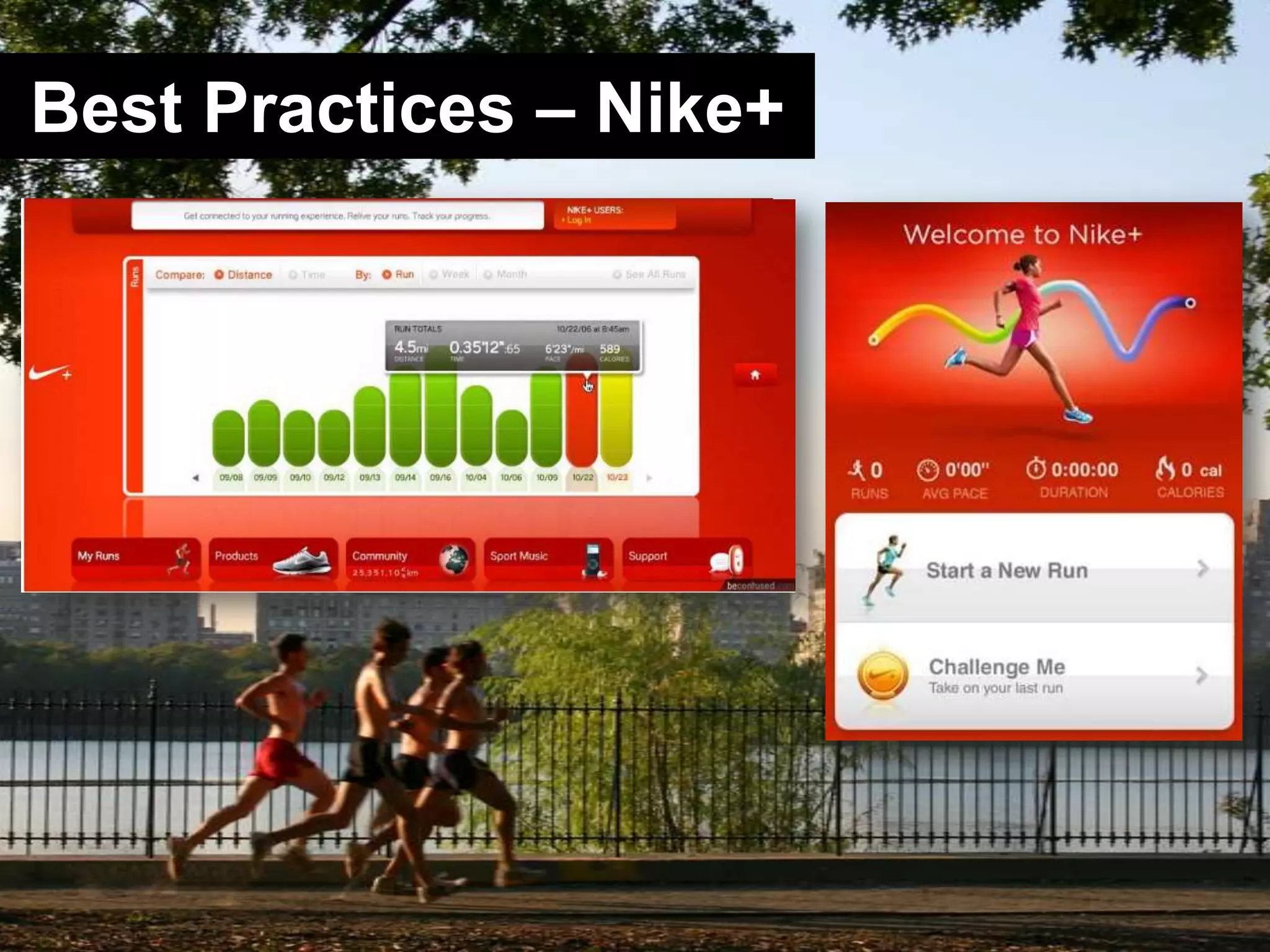 Best Practices – Nike+