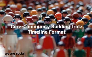 Core-Community Building trotz
       Timeline Format
 