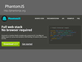 PhantomJS
http://phantomjs.org
 