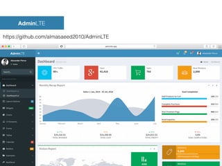 https://github.com/almasaeed2010/AdminLTE
 