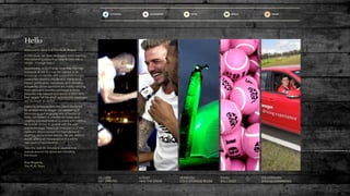 A ACTIVATION S SPONSORSHIP R RETAIL M MOBILE O ONLINE 
Hello 
Welcome to issue 3 of The PLAY Report. 
In this issue, we have packaged some inspiring 
international sponsorship case studies into a 
simple, 12-page report. 
Sponsorship in 2012 is far more than the logo 
exposure of old. It's now the conduit to an 
emotional connection with experience-hungry 
consumers seeking excitement, interactivity, 
instant gratification, exclusivity and ultimately, 
bragability. Smart sponsors are craftily tailoring 
their rights and benefits packages to build 
bespoke and relevant activations to latch onto 
their target; "off the shelf" sponsorship packages 
are no longer an option. 
Celebrity ambassadors (like David Beckham 
for adidas) are no longer just appearing in 
advertising, but engaging with a handful of 
lucky consumers in unexpected ways and 
creating branded content to share with millions. 
As brands evolve in parallel with the web 
and technology, there's an emergence of new 
mediums which exceed the boundaries of 
anything we've known before. We are, without 
doubt, sitting on the precipice of a whole 
new world of sponsorship. 
Take the next 20 minutes to explore how 
brands around the globe are moulding 
the future. 
Best Regards, 
The PLAY Team 
EVIAN 
BALL HUNT 
VOLKSWAGEN 
DRIVING EXPERIENCE 
HEINEKEN 
COLD STORAGE ROOM 
ADIDAS 
TAKE THE STAGE 
GILLETTE 
GET STARTED 
 