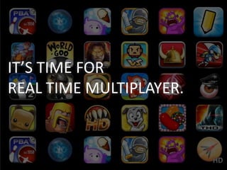 IT’S TIME FOR
REAL TIME MULTIPLAYER.

 