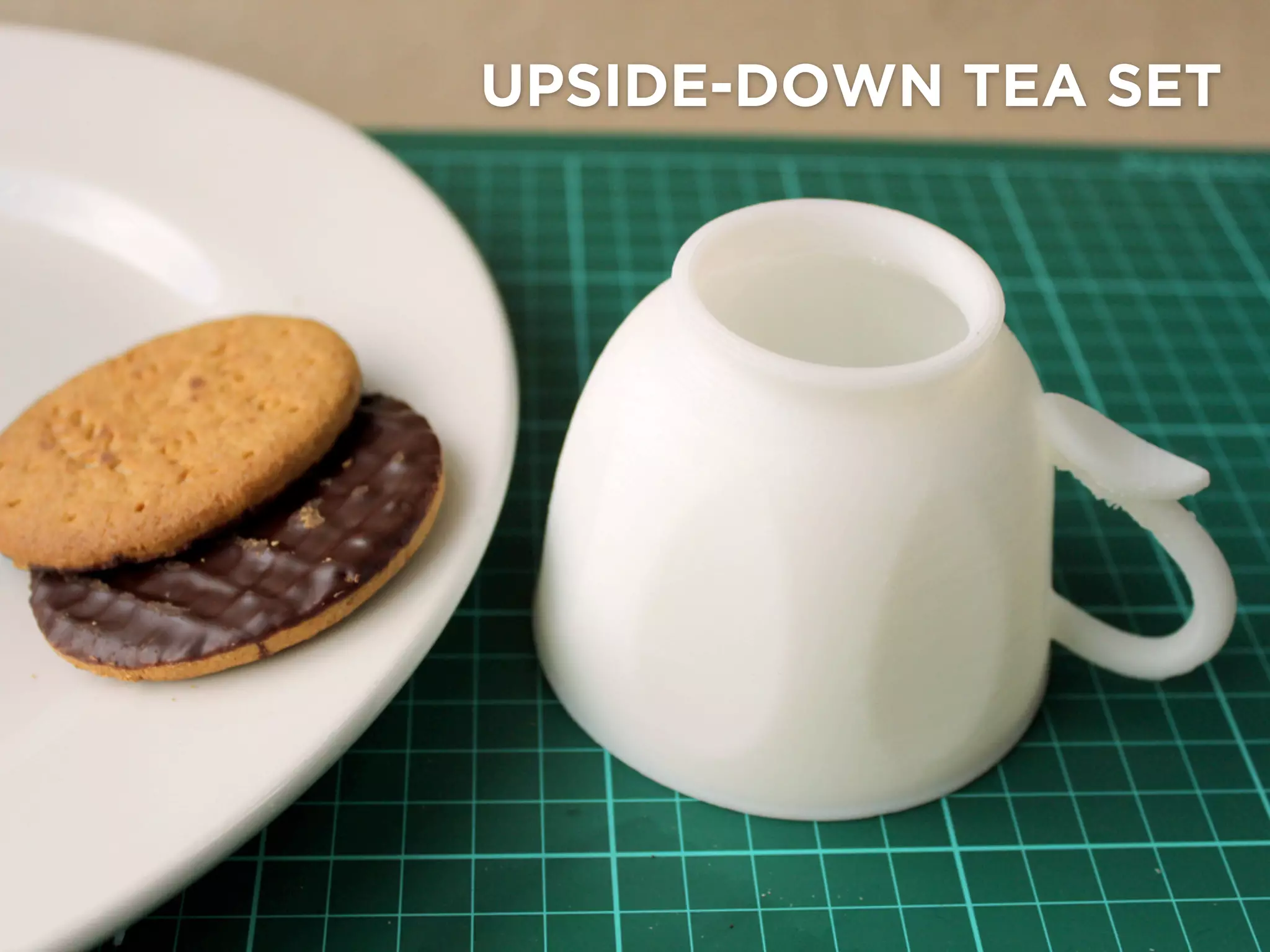 UPSIDE-DOWN TEA SET
 