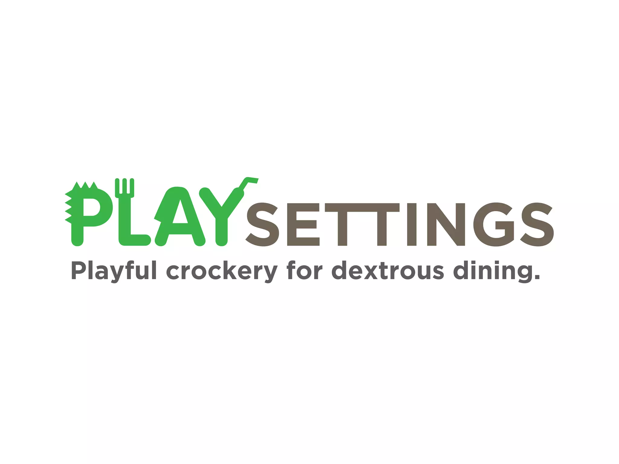 Playful crockery for dextrous dining.
 