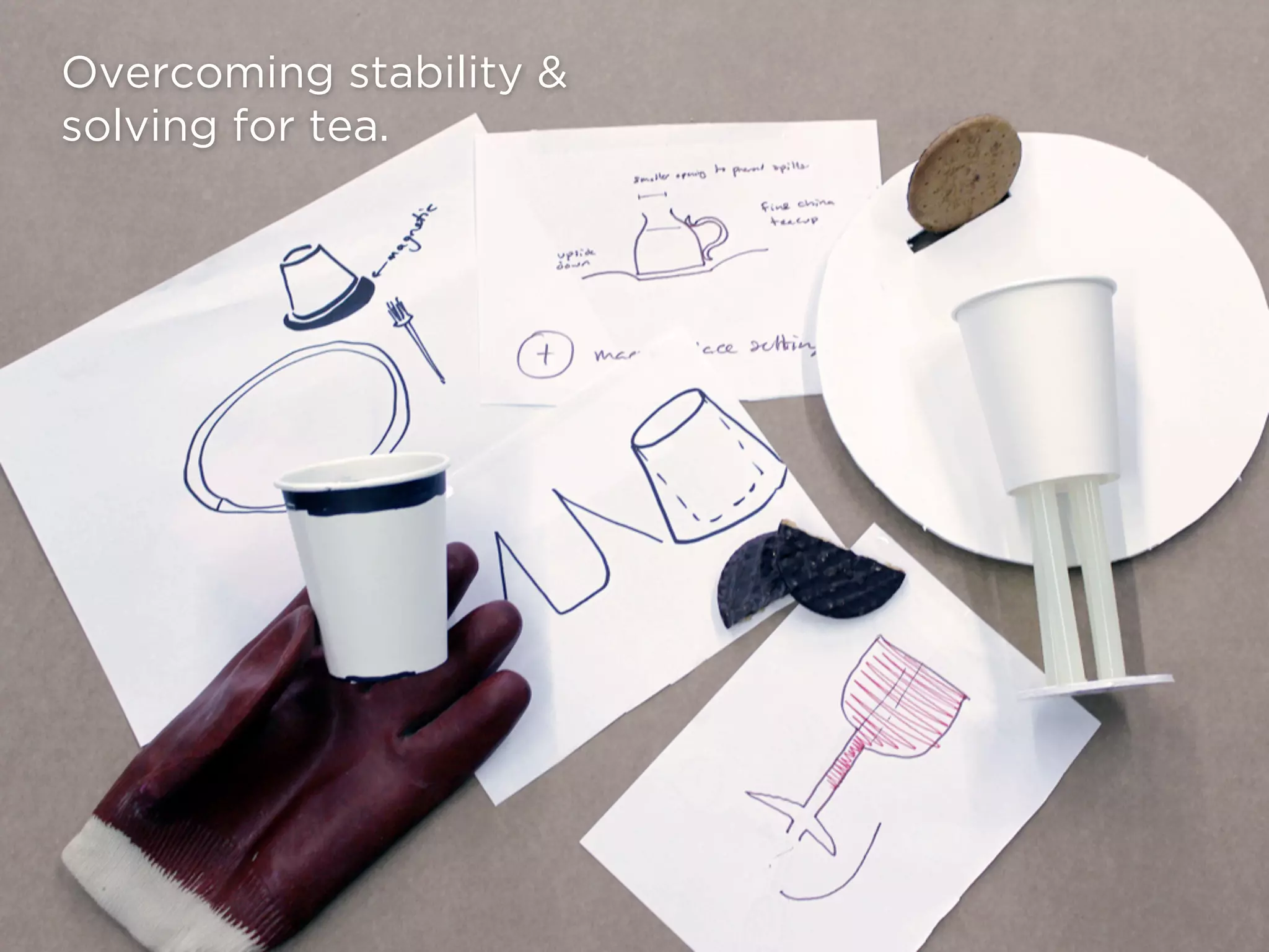 Overcoming stability &
solving for tea.
 