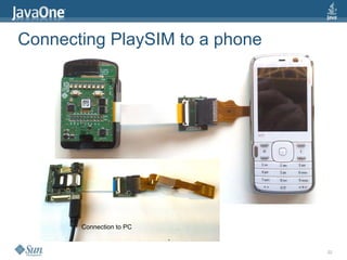 Connecting PlaySIM to a phone 