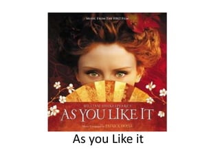 As you Like it
 