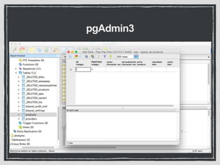 pgAdmin3 
 