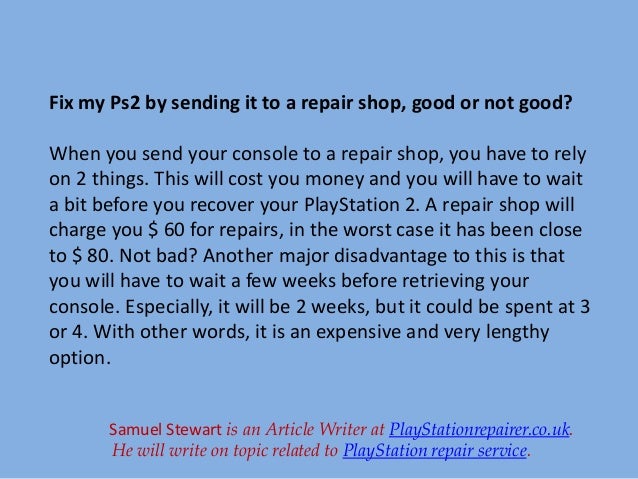 playstation 2 repair shop