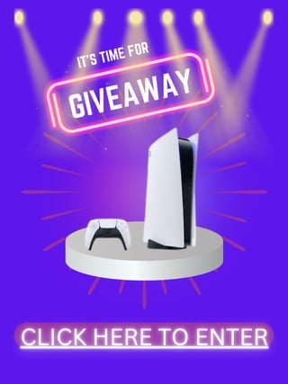 GIVEAWAY
IT'S TIME FOR
 