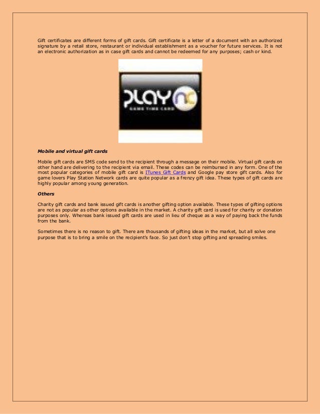 play station network cards or i tunes gift cards as the modern day charity gift certificates