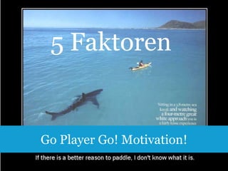5 Faktoren

Go Player Go! Motivation!
16

 