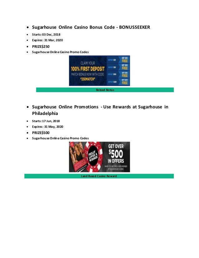 Sugarhouse casino online bonus code no deposit Sugarhouse casino online bonus code no deposit