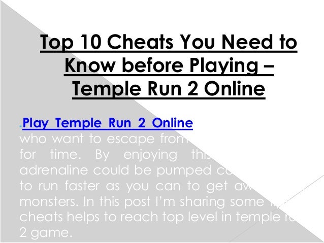 temple run game 2 online play