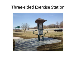 Three-sided Exercise Station
 