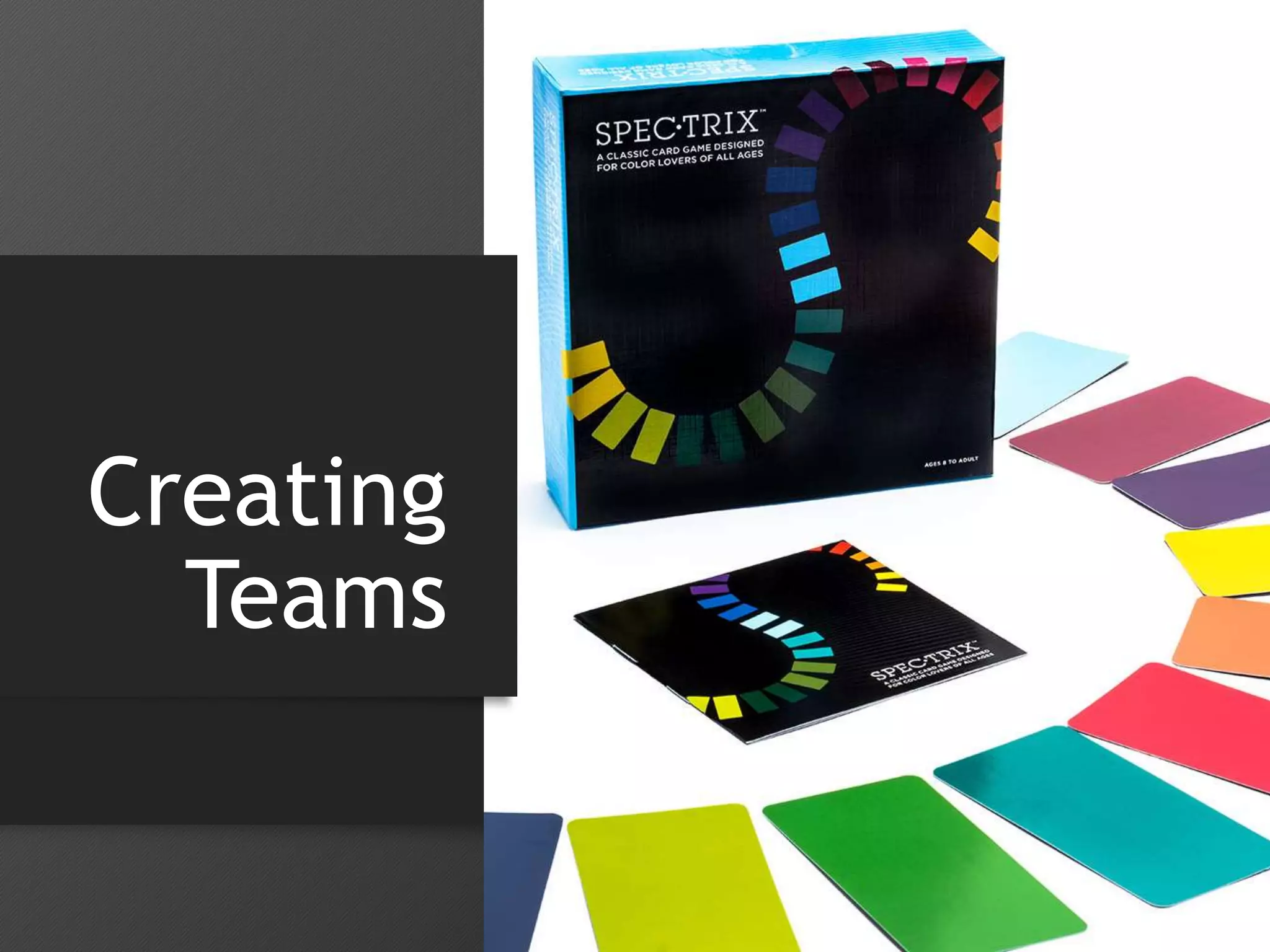 Creating
Teams
 