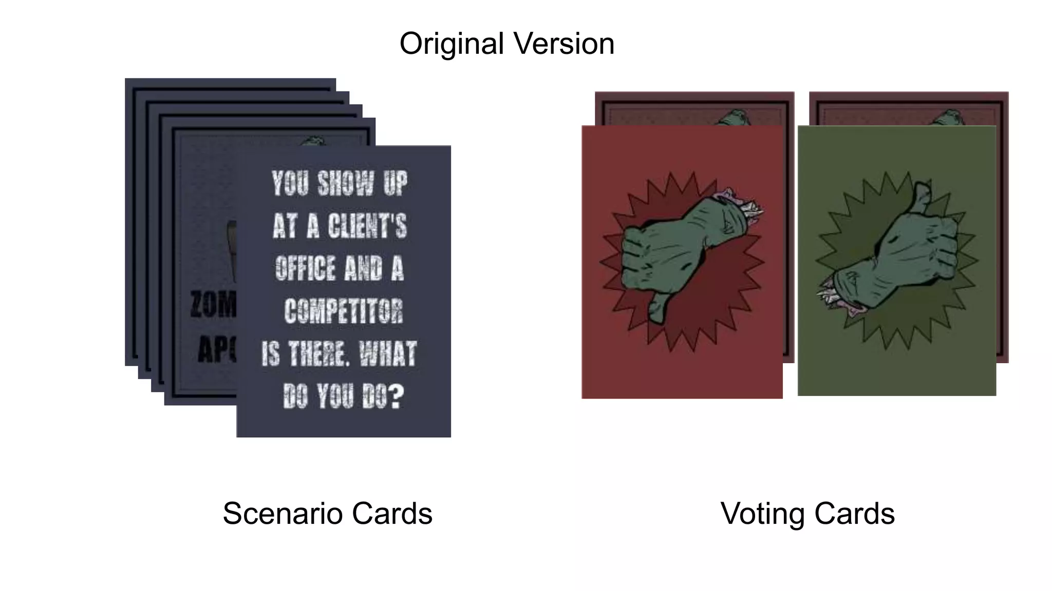 Original Version
Scenario Cards Voting Cards
 