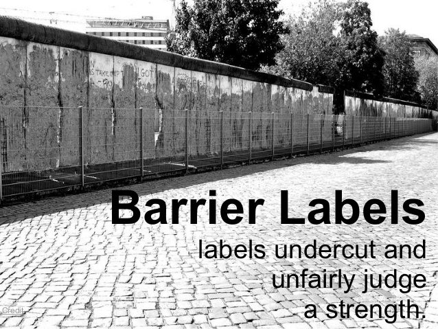 Strengthsquest barrier labels activity