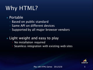 Play with html games | PDF