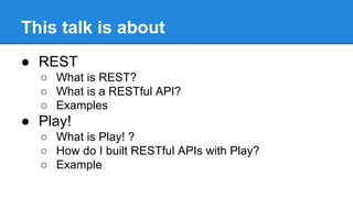 Play! with rest | PDF | Web Development | Internet