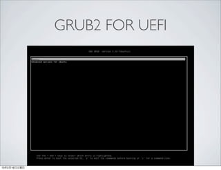 GRUB2 FOR UEFI




13年2月16日土曜日
 