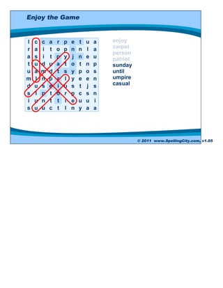 Play word search game