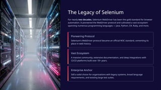 Playwright-vs-Selenium are two of the most popular tools in the ...