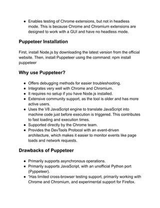 Playwright vs. Puppeteer : Choosing the Right Browser Automation ...