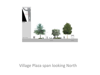 Village Plaza span looking North