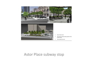 Astor Place subway stop
