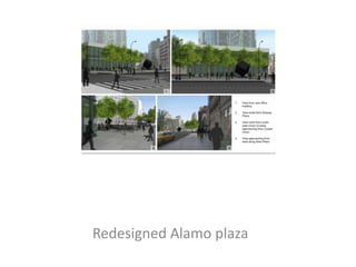 Redesigned Alamo plaza