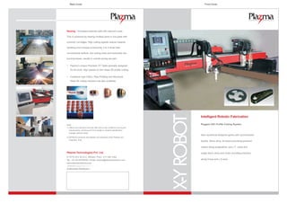 Cnc Machine Brochure.pdf Plazma cnc brochure | PDF
