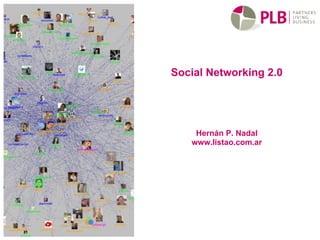 Social Networking 2.0 Hernán P. Nadal www.listao.com.ar 
