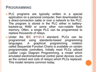 PLC (Programmable Logic Circuit) | PPT