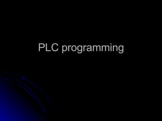 PLC programming 