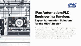 Comprehensive PLC Engineering Services for Industrial Automation in ...