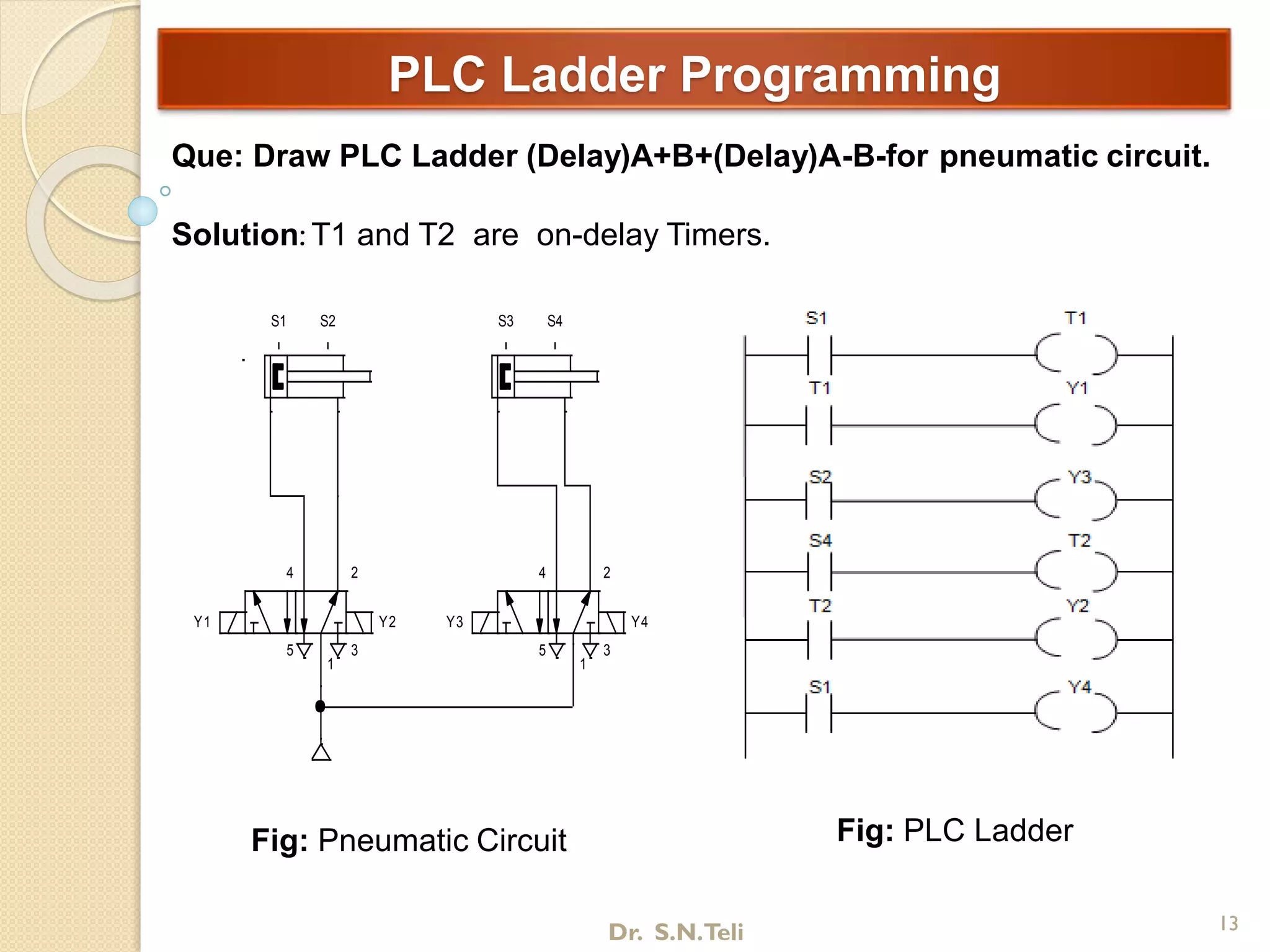 PLC Ladder Programming [Mechatronics] | PDF