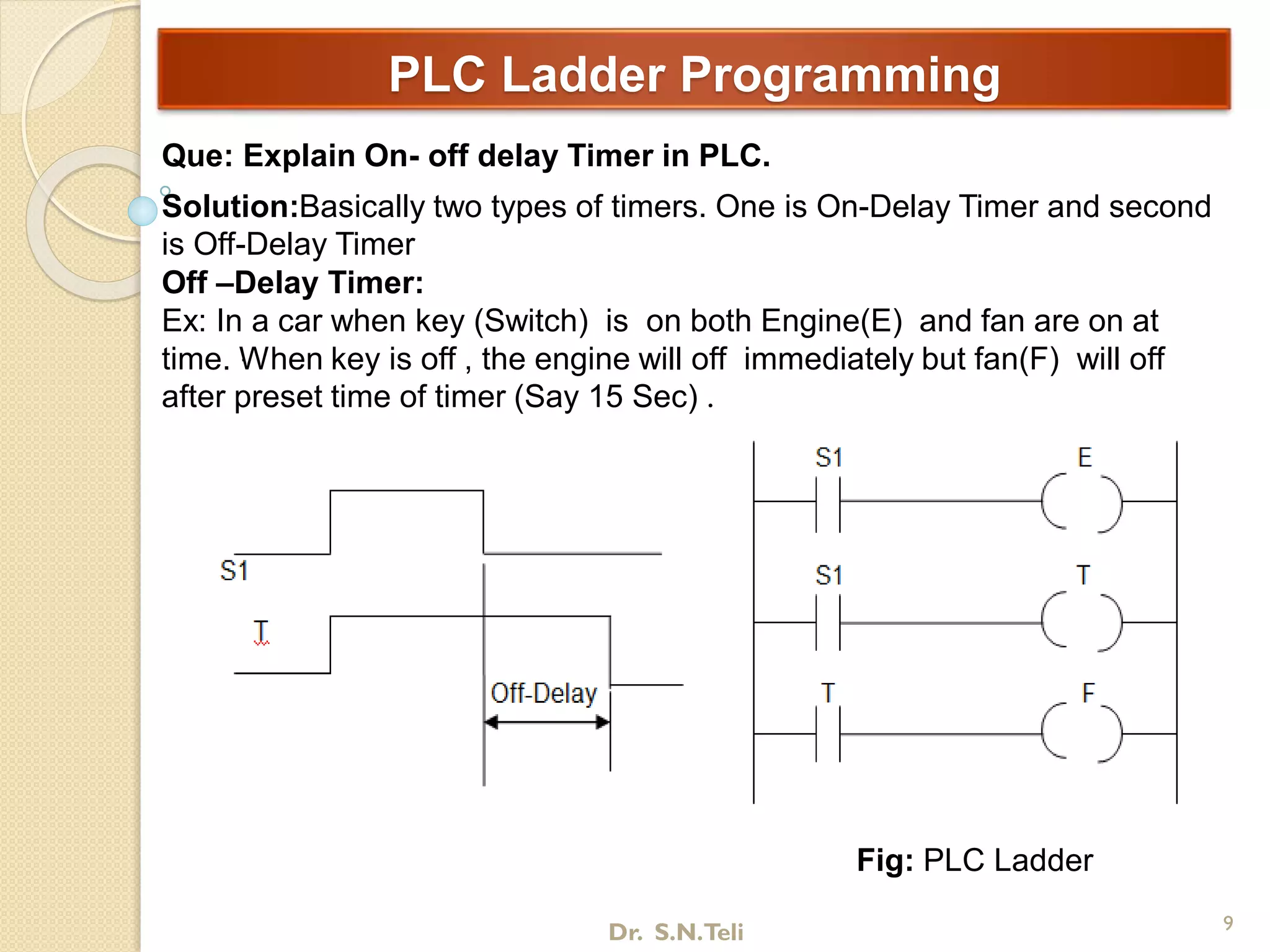 PLC Ladder Programming [Mechatronics] | PDF